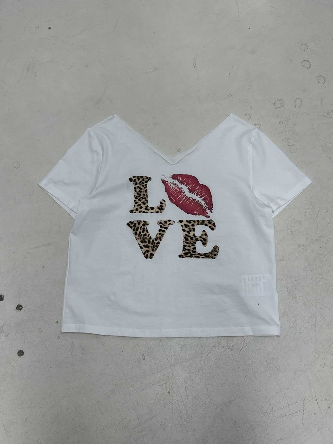 Damen T-Shirt mit tierischem Muster und auffälligem Druck Drune