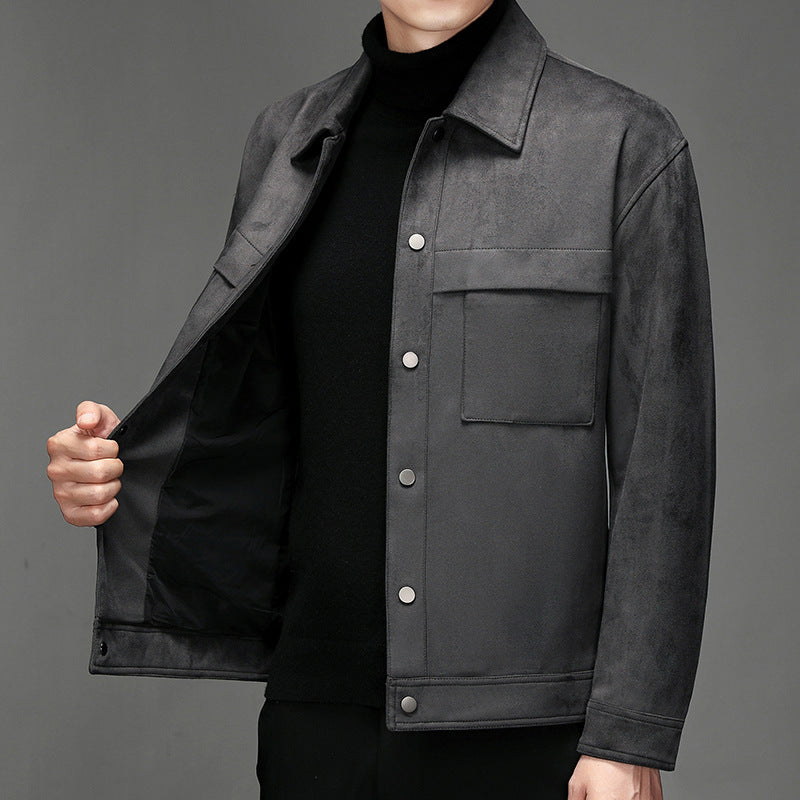 Drune | Elegante Wildleder-Jacke für Männer