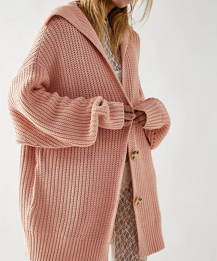 Damen Über-sized Strickjacke Drune