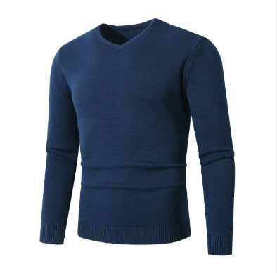 Herren eleganter V-Ausschnitt Pullover aus hochwertiger Baumwolle Drune