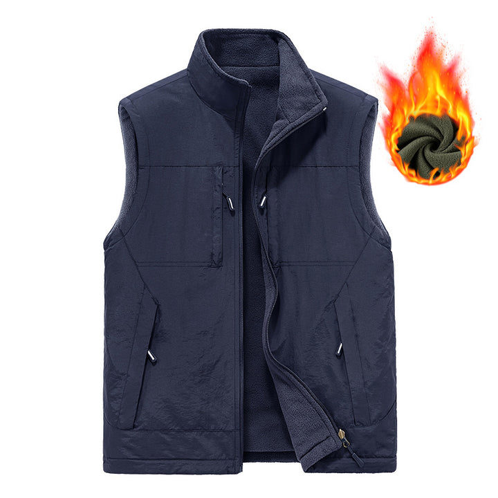 Herren Wende-Weste mit Fleece-Futter Drune
