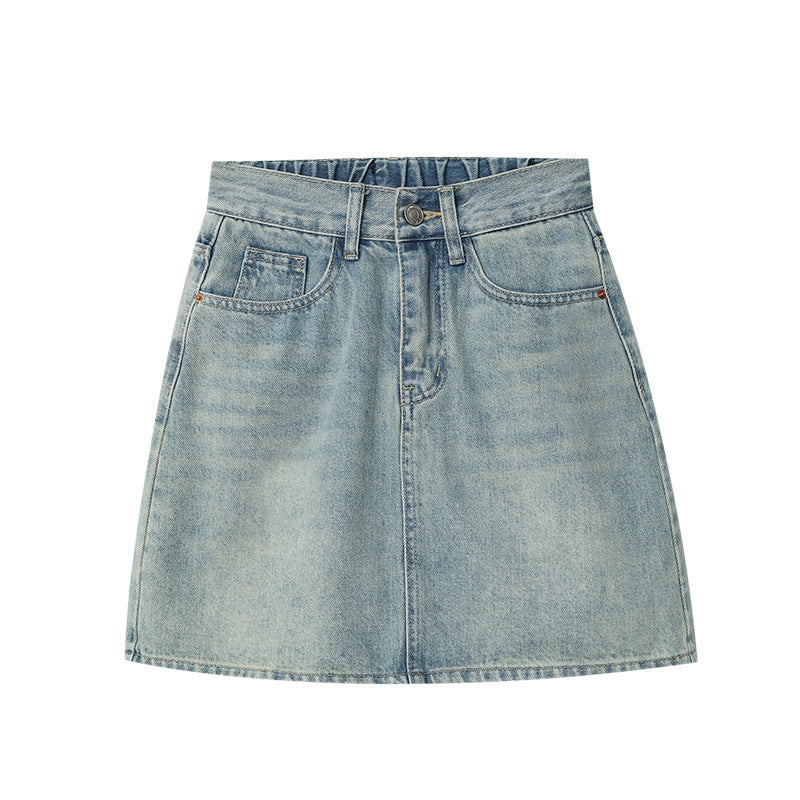 Damen Denim-Miniröcke im klassischen Design Drune