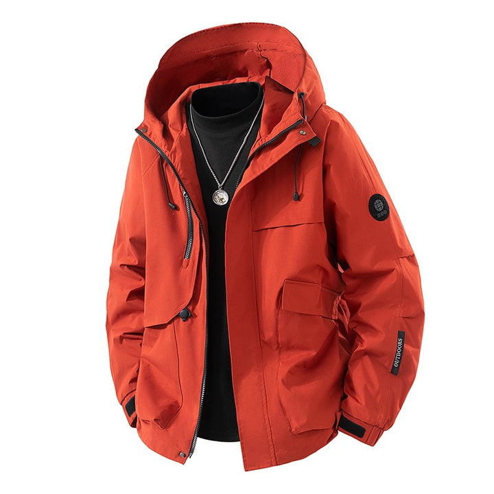 Herren Hochwertige Funktionsjacke mit Kapuze Drune