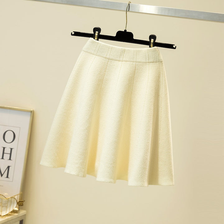 Damen Weit geschnittener, eleganter Midirock Drune