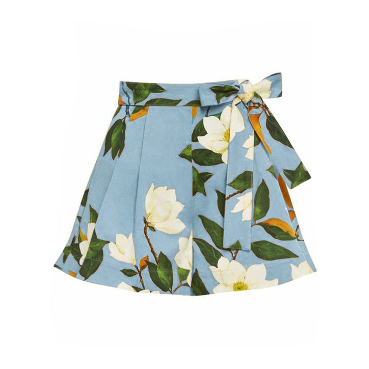 Damen Einseitiger Badeanzug mit floralem Design und elegantem Schleifen-Detail Drune