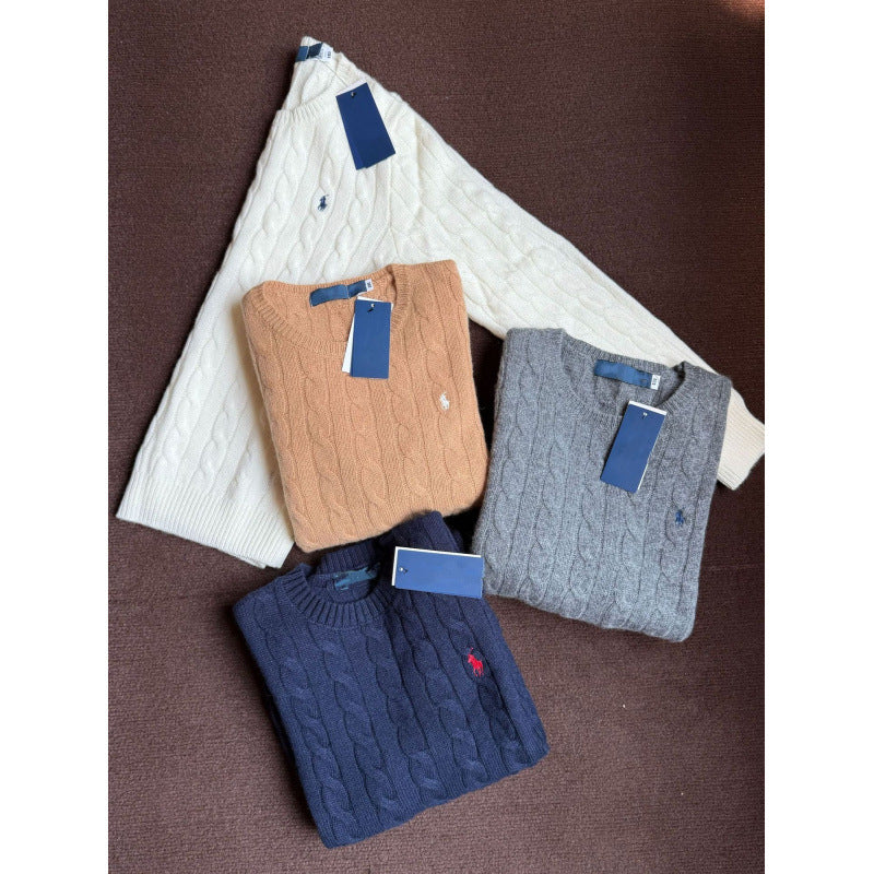 Damen Gemütlicher Strickpullover Drune
