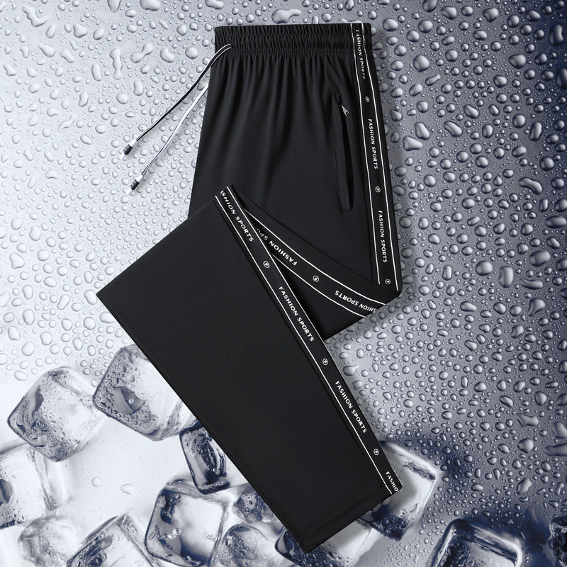 Herren Sportliche Laufhose mit elastischem Bund