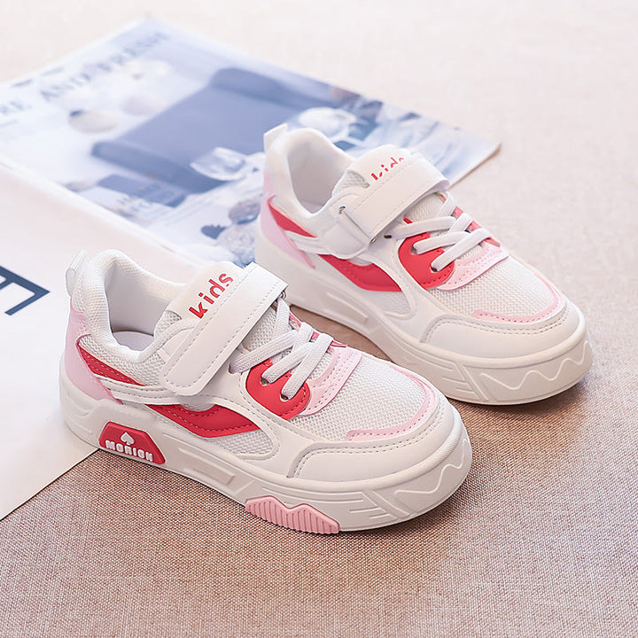 Damen sportliche Kindersneaker mit praktischen Klettverschlüssen Drune