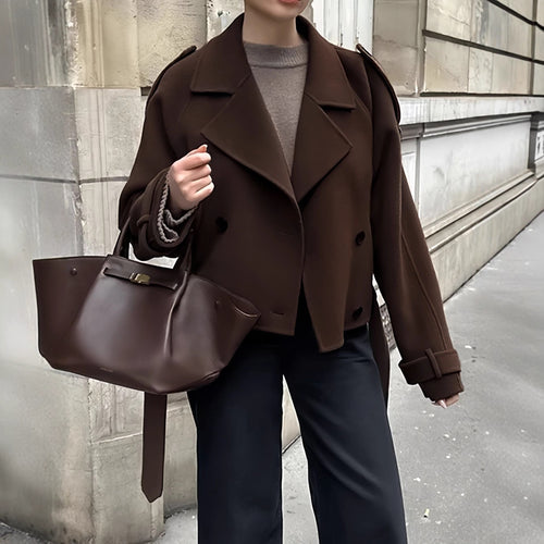 Damen Modische Oversized Jacke