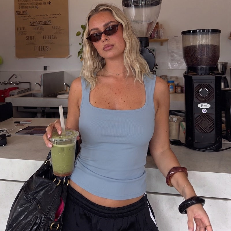 Damen Basic Tanktop mit hochwertigem Stretch Drune