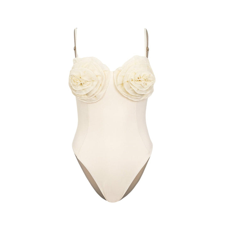 Damen Bikiniset mit floralem Rüschendesign Drune
