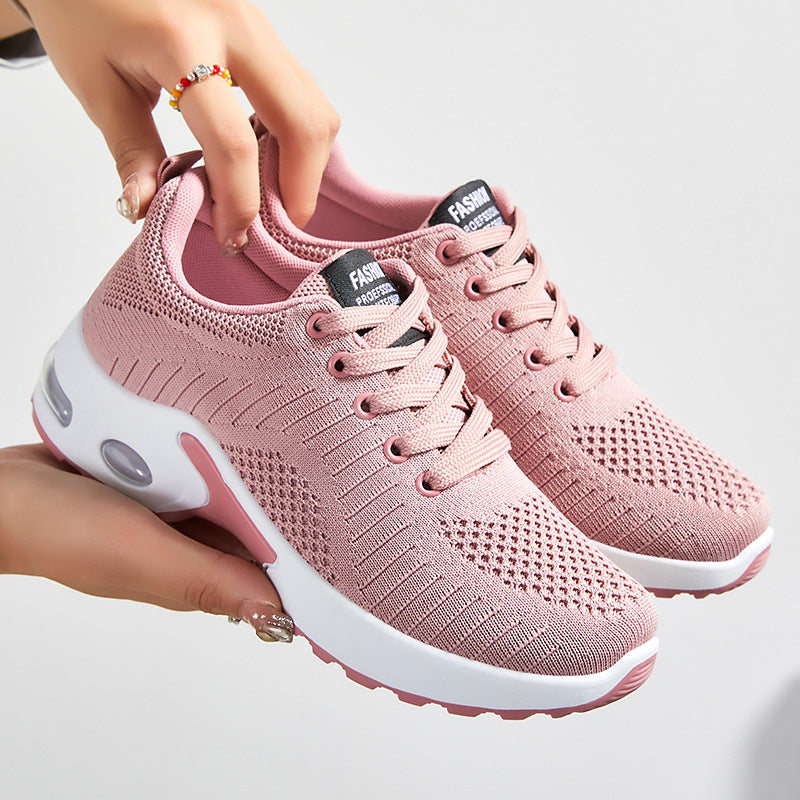 Damen nan gestrickter Komfort-Sneaker mit sichtbarer Air-Unit, entlastender Memory-Fußbett-Einlage und griffiger Profilsohle Drune