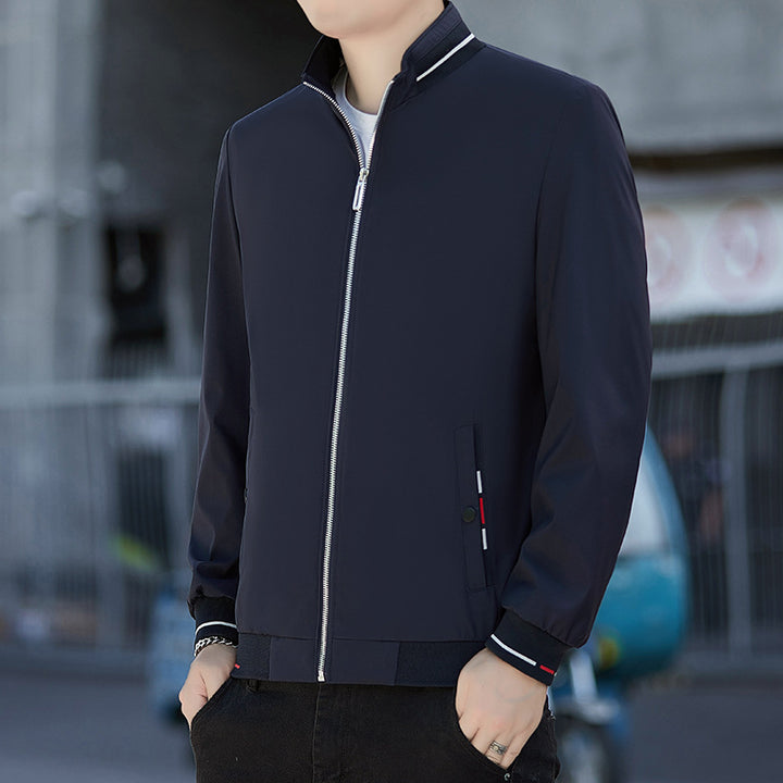 Herren Sportliche Übergangsjacke mit hochwertigem Stehkragen Drune