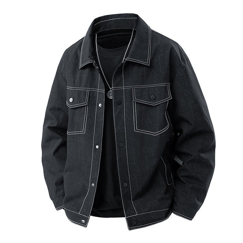 Herren Modische Überziehjacke Drune