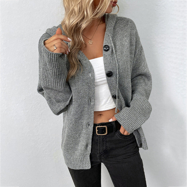 Drune | Strickjacke mit Kapuze