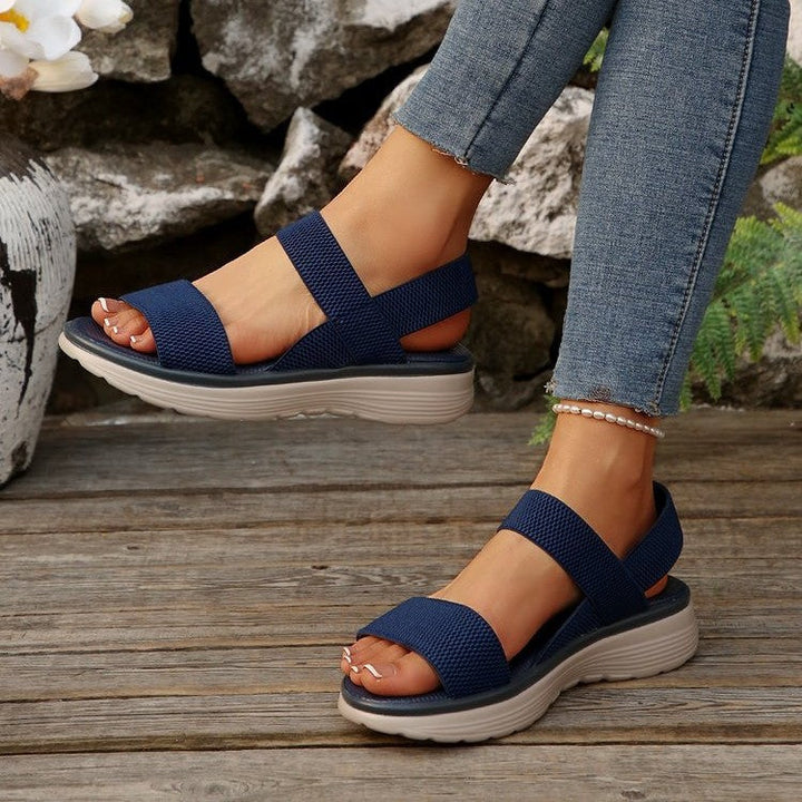 Damen Freizeit-Sandalen mit verstellbaren Riemen und rutschfester Sohle Drune