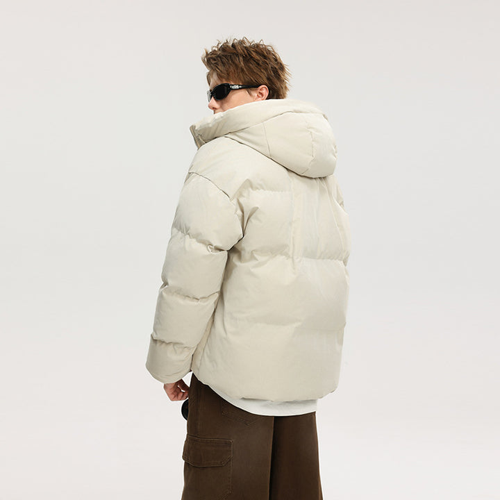 Damen Oversize-Steppjacke mit integriertem Fleece-Innenlayer und Kapuze Drune