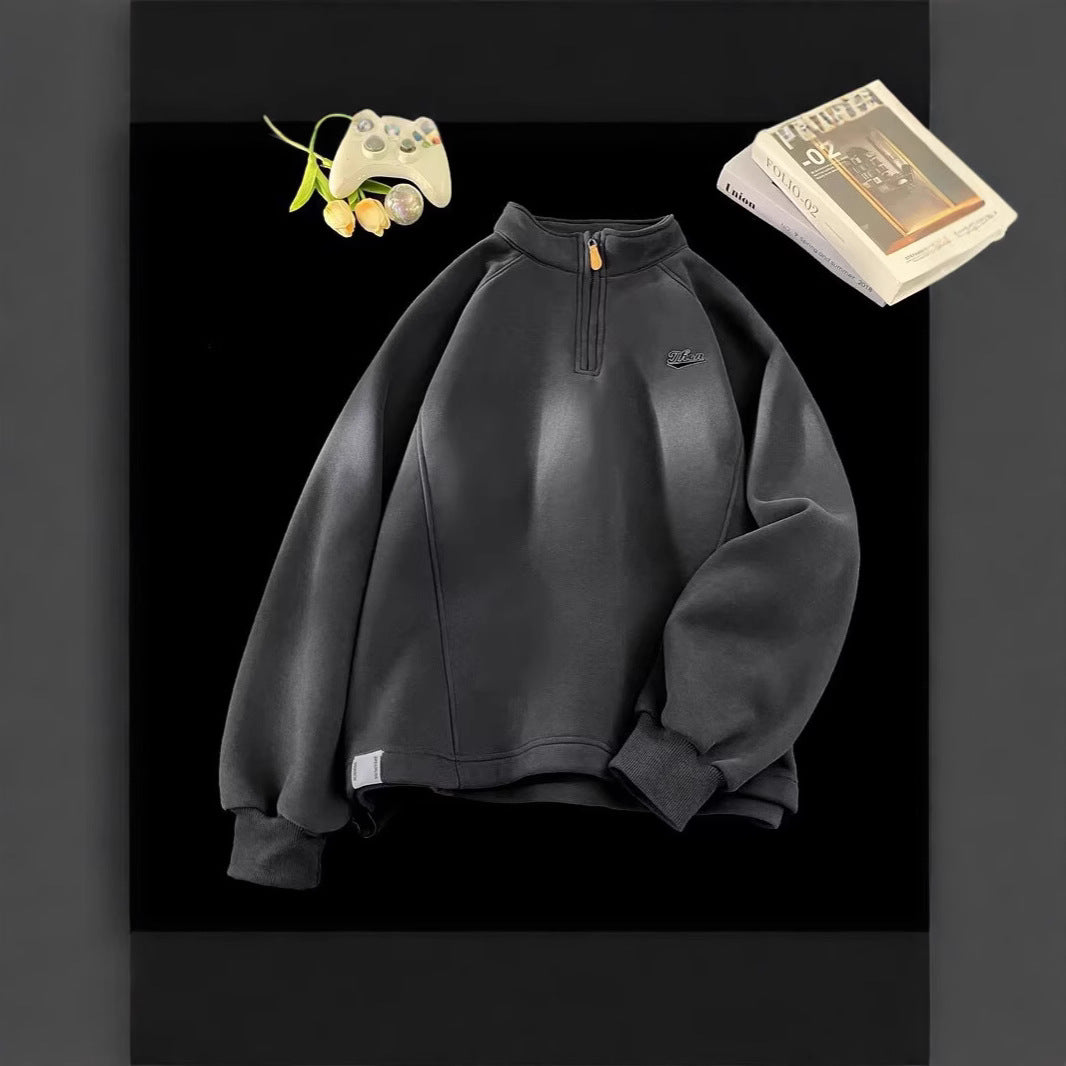 Damen Urbaner Fleece-Pullover mit Stehkragen Drune