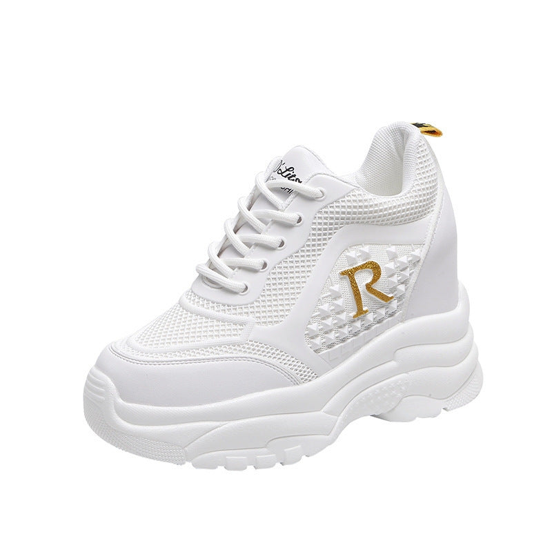 Damen Chunky Sneakers mit atmungsaktiver Mesh-Oberfläche und leichtem Komfort Drune