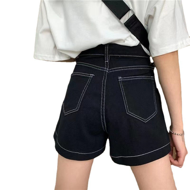Damen High-Waist Shorts mit lässigem Schnitt und praktischen Taschen