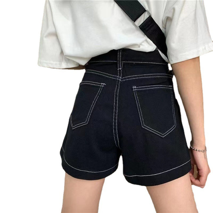 Damen High-Waist Shorts mit lässigem Schnitt und praktischen Taschen