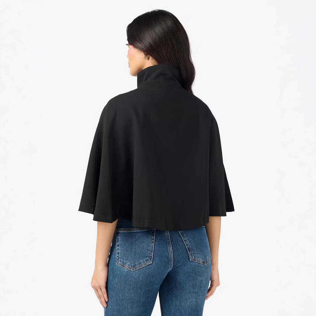 Damen Urbaner Cape-Oberteil Drune