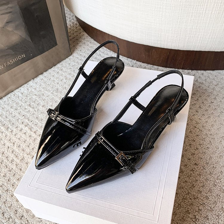 Damen elegante Slingback-Pumps mit spitz zulaufendem Design Drune