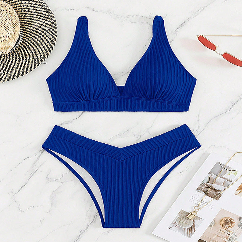 Damen Hochgeschnittener Triangel-Bikini Drune