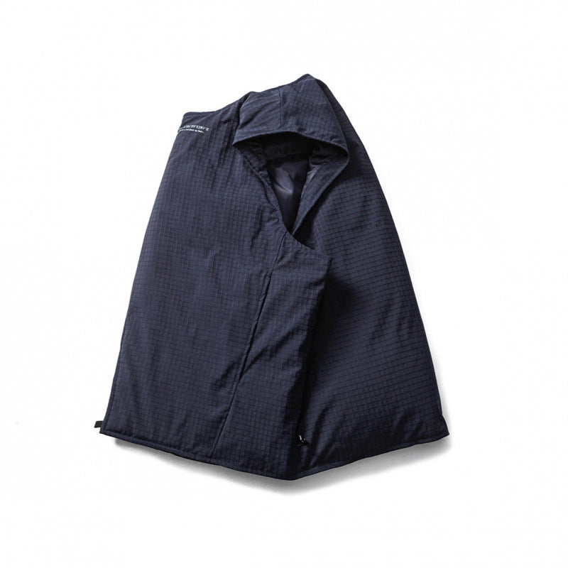 Unisex Gepolsterte Steppweste mit asymmetrischer Front und minimalistischer Silhouette Drune