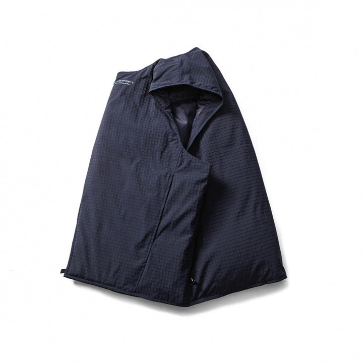 Unisex Gepolsterte Steppweste mit asymmetrischer Front und minimalistischer Silhouette Drune