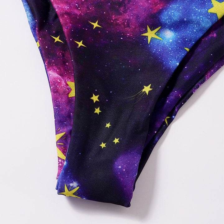 Damen Bikini-Set mit kreativem Galaxie-Design Drune