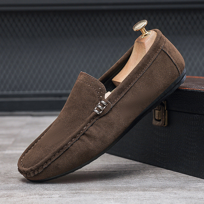 Herren Elegante Wildleder Slipper