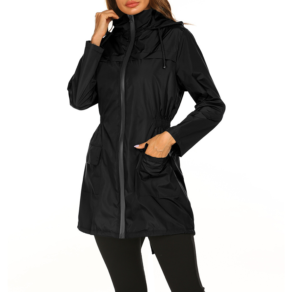 Drune | Regenjacke mit Kapuze - Lang