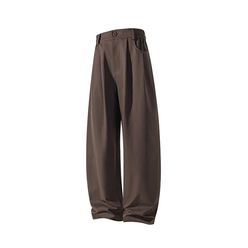 Damen Weitgeschnittene Elegante Stoffhose Drune