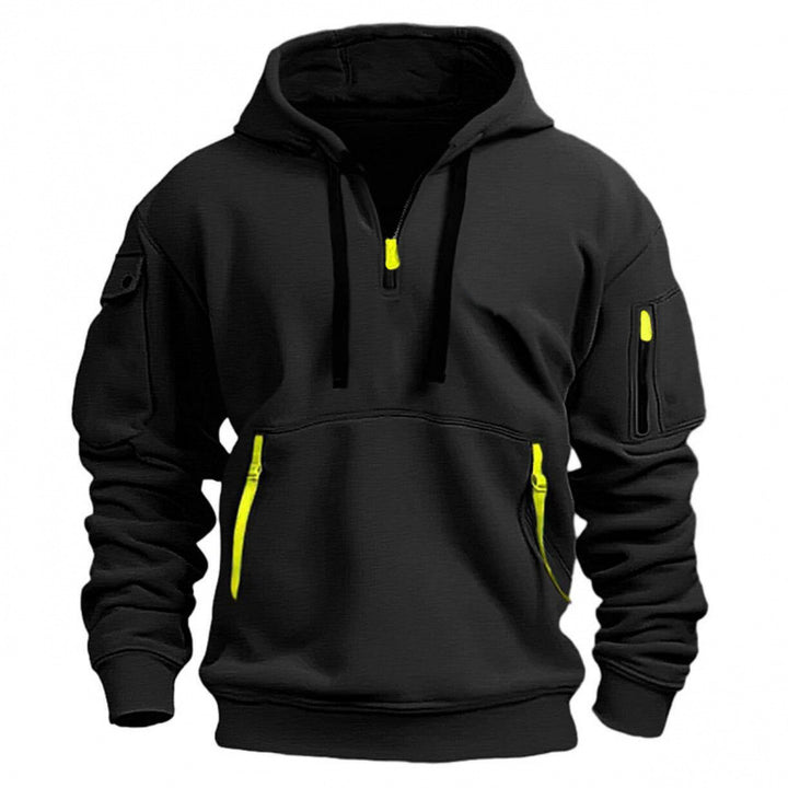 Herren Freizeit Kapuzenpullover mit praktischen Taschen Drune