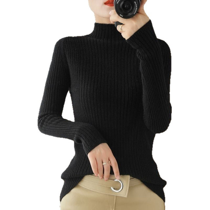 Damen Eleganter und figurschmeichelnder Rollkragenpullover Drune