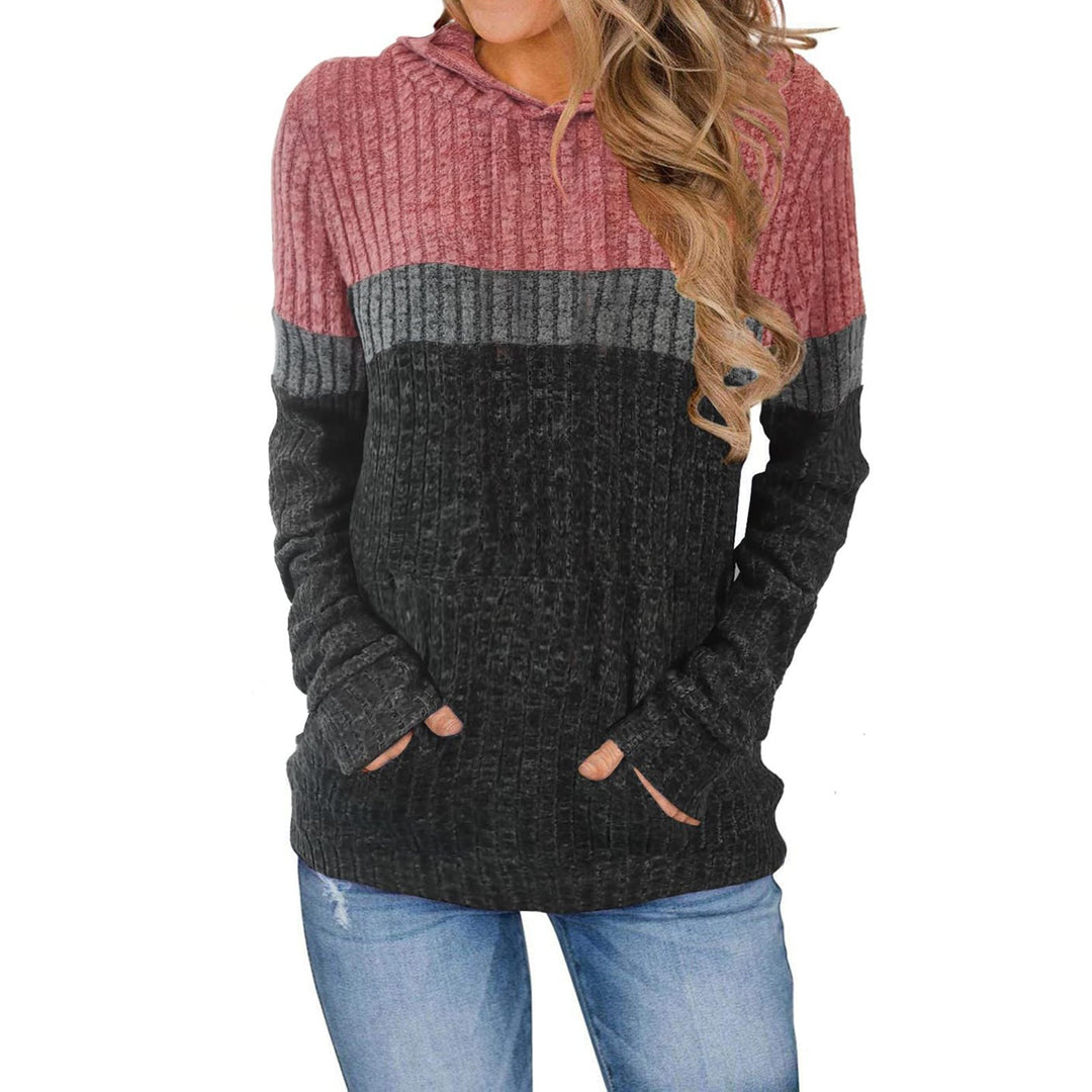 Damen Hoody mit strukturierter Oberfläche und praktischen Taschen Drune
