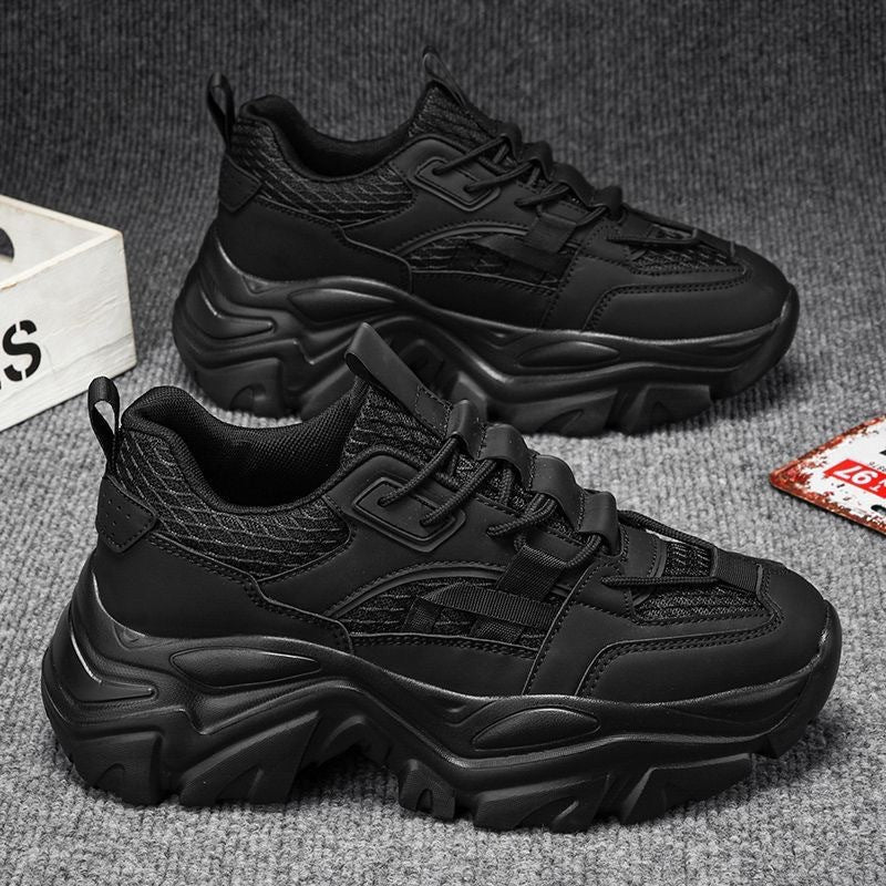 Damen Sportliche Chunky Sneaker mit atmungsaktiver Materialstruktur und rutschfester Gummisohle Drune