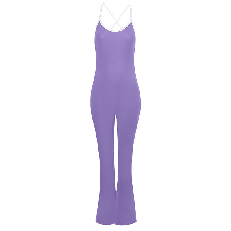 Damen Overall mit Spaghettiträgern Drune
