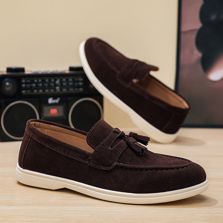 Herren Elegante Mokassins mit Quasten Drune