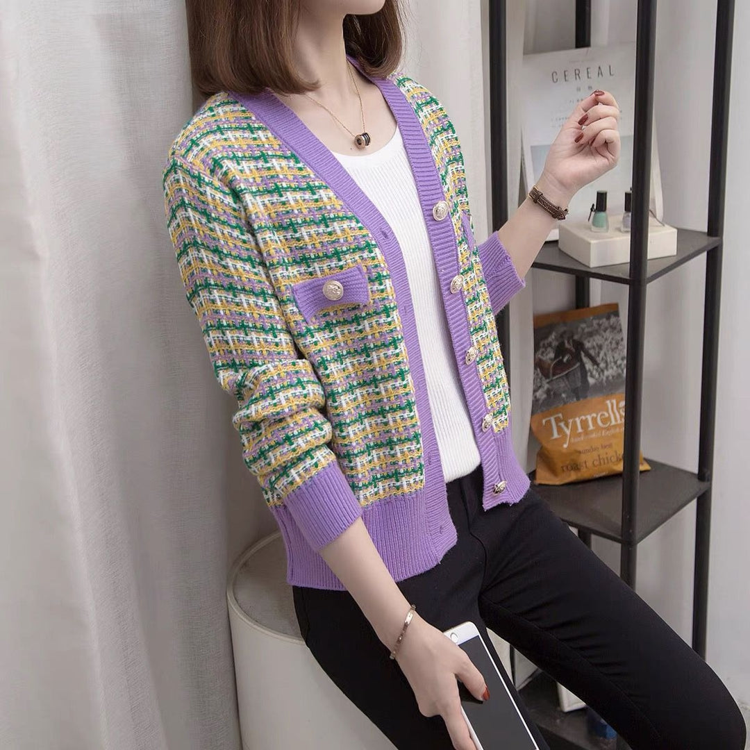 Damen Strickjacke im eleganten Bouclé-Stil Drune