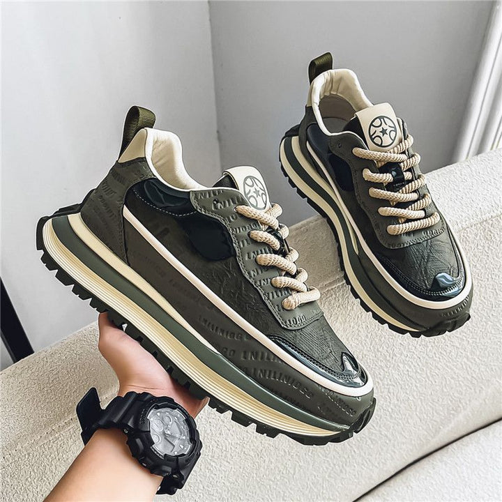 Damen modische Sneakers mit strukturierter Surface und stabiler Sohle Drune