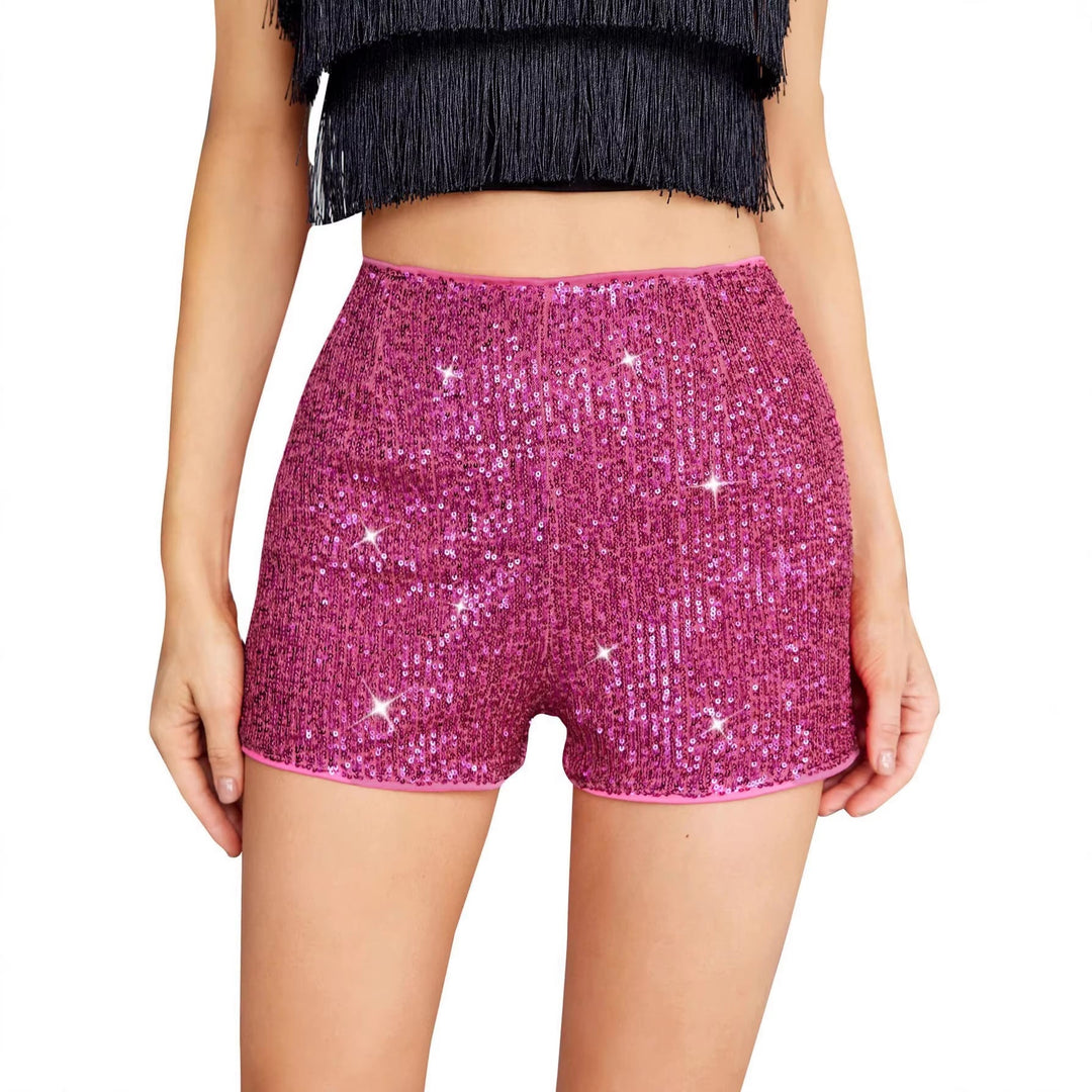 Damen glamouröse Pailletten-Shorts Drune