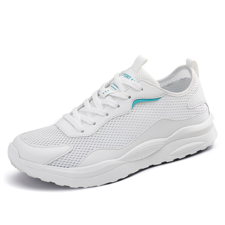 Herren nan schlanker Freizeit-Sneaker mit feinmaschigem Netzgewebe, anatomisch geformter Komfortsohle und griffiger Mehrzweck-Profilsohle Drune