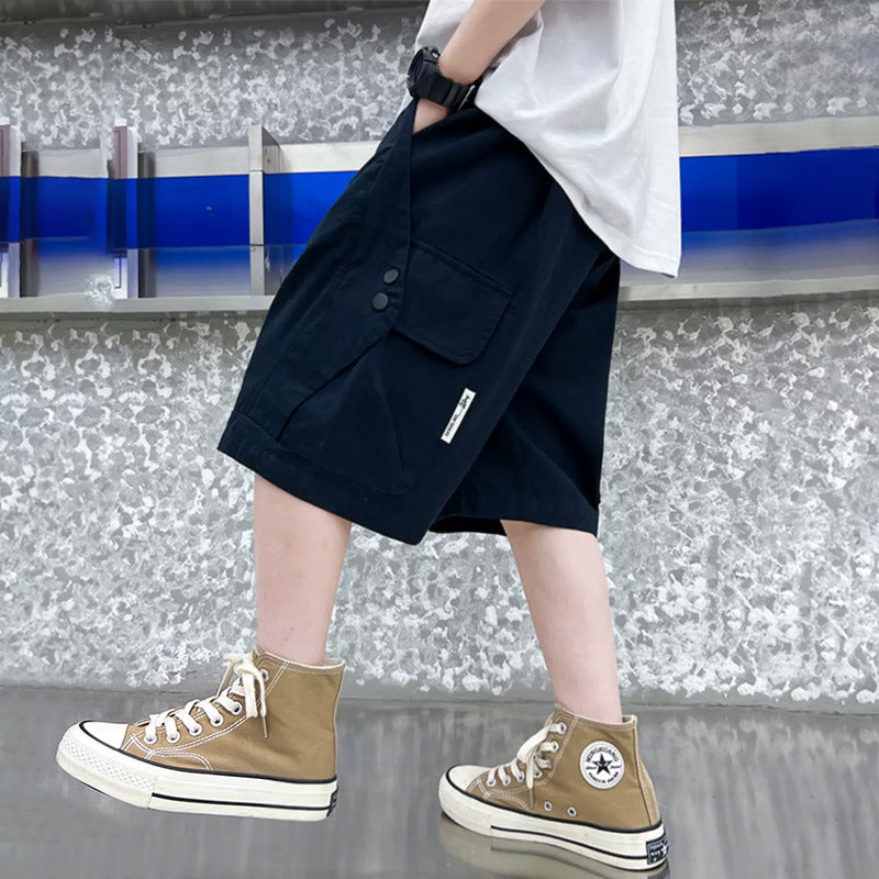 Unisex lässige Cargo-Shorts mit praktischen Taschen Drune