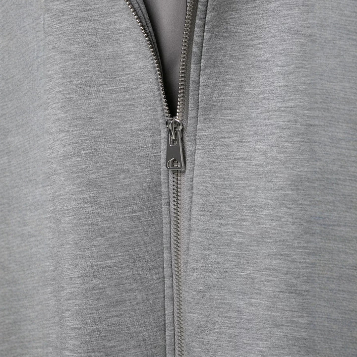 Damen Cropped Kapuzenjacke mit Reißverschluss, Ballonärmeln und elastischem Saum Drune