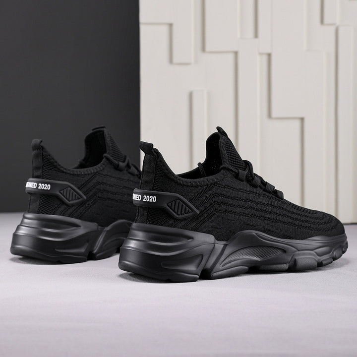 Herren Strick-Sockensneaker mit stoßdämpfender geformter Plateausohle Drune