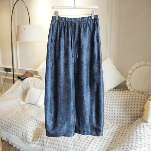 Damen Leichte und bequeme Palazzo-Hose Drune