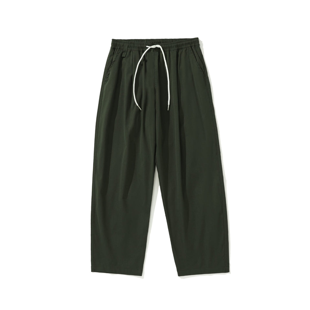 Damen Cropped-Komforthose mit elastischem Bund und Tunnelzug Drune