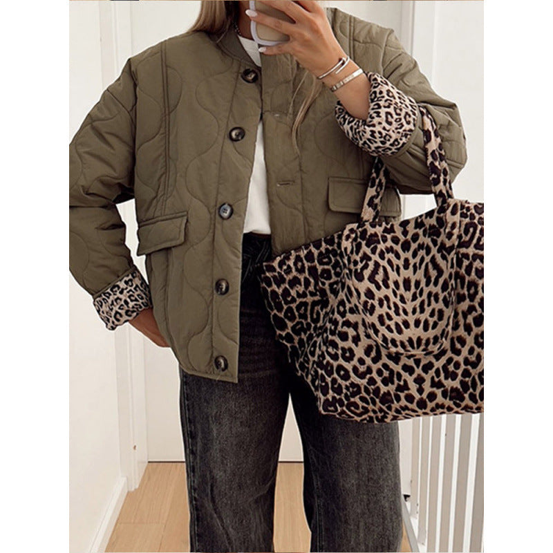 Damen Steppjacke mit kunstvollem Muster und praktischen Taschen Drune
